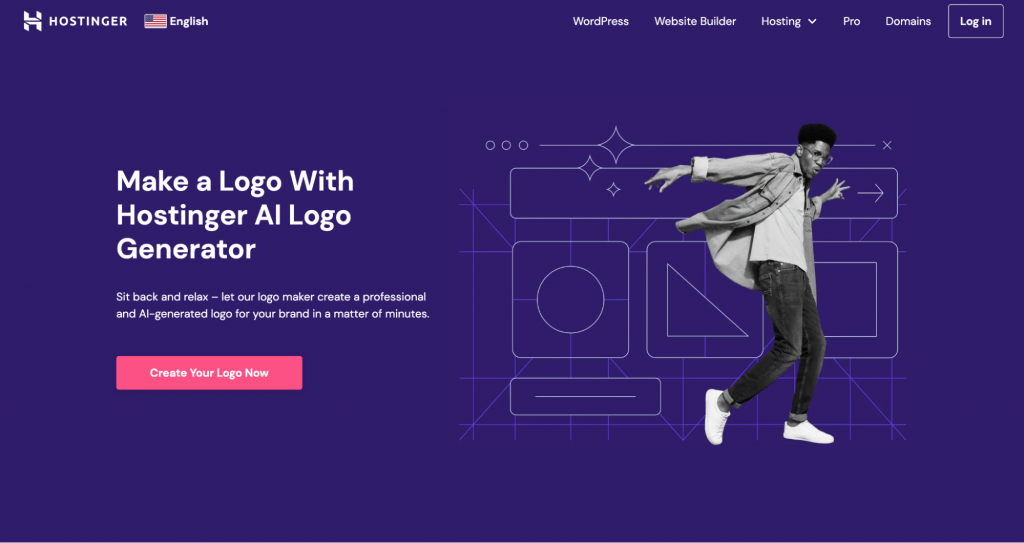 Hostinger Logo Maker homepage