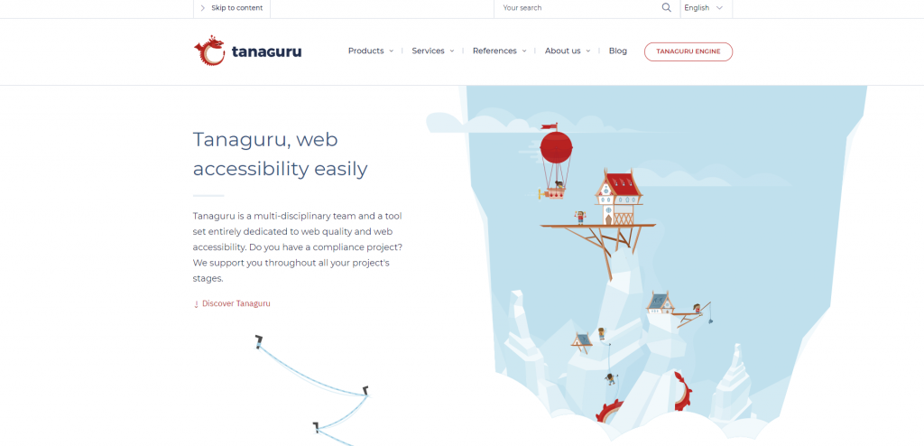 Tanaguru homepage.