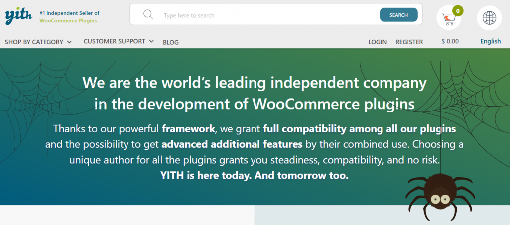 YITH's homepage