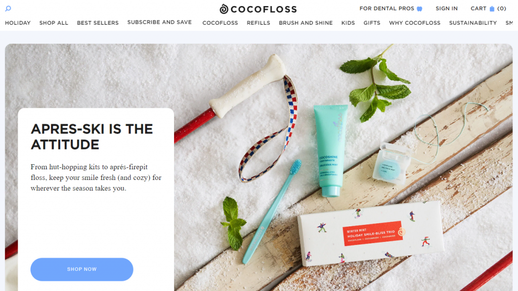 Cocofloss' homepage