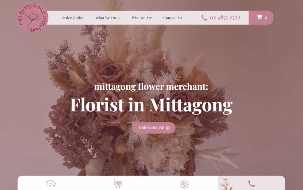 mittagong flower merchant's homepage