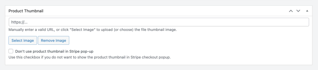 product thumbnail option