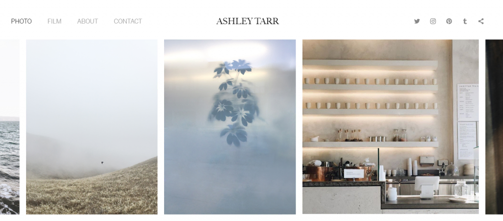 Ashley Tarr's homepage