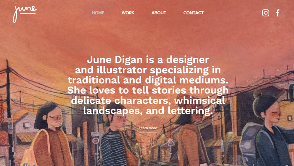 June Digan's homepage