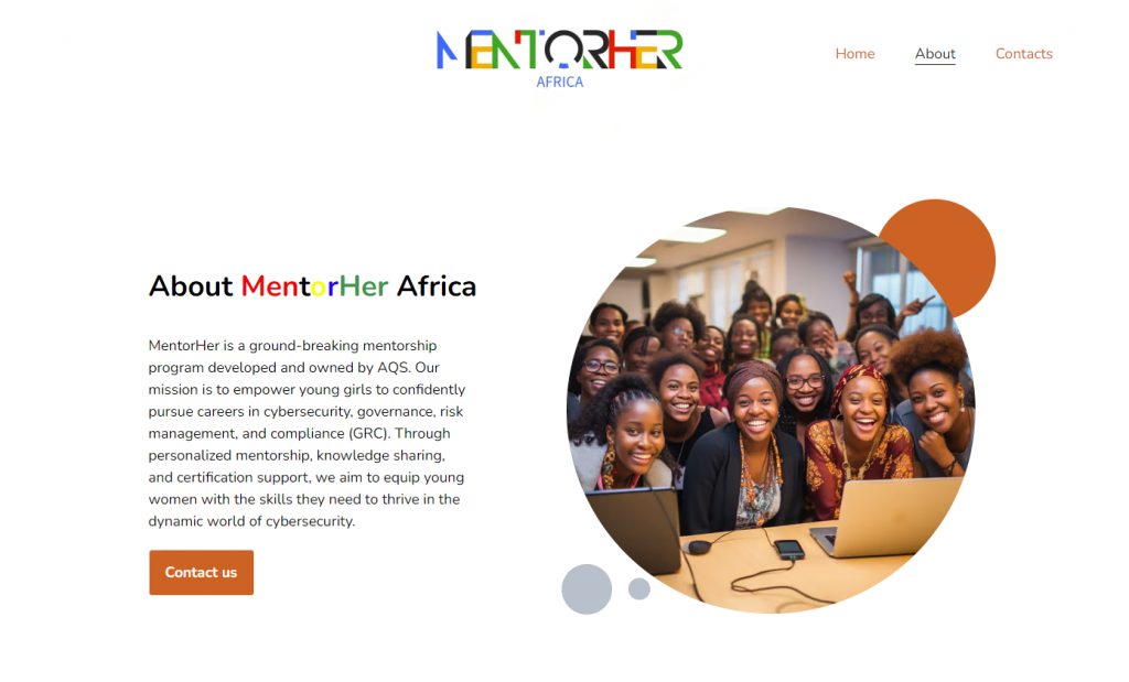 MentorHer Africa About page