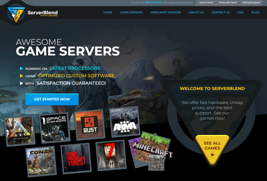 ServerBlend's official page