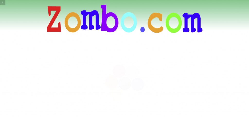 Zombo.com weird website
