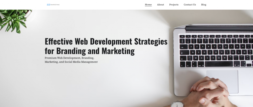 53 Marketing homepage