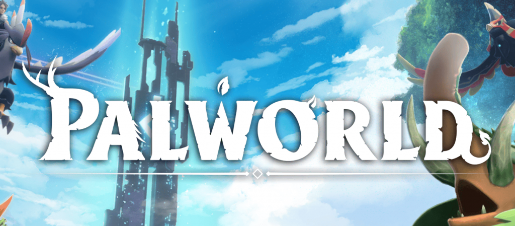 Palworld website banner