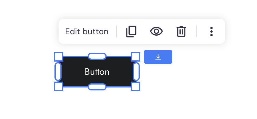 Button settings expanded