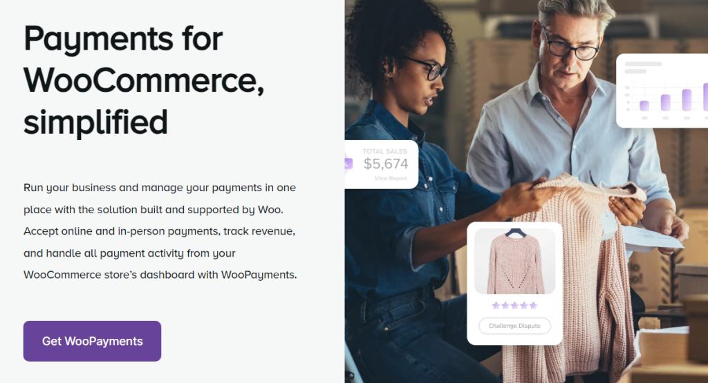 The WooPayments payment processor.
