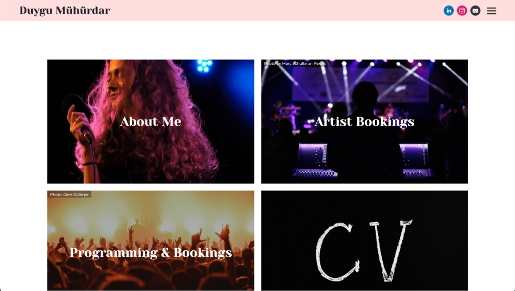 Duygu M&uuml;h&uuml;rdar homepage