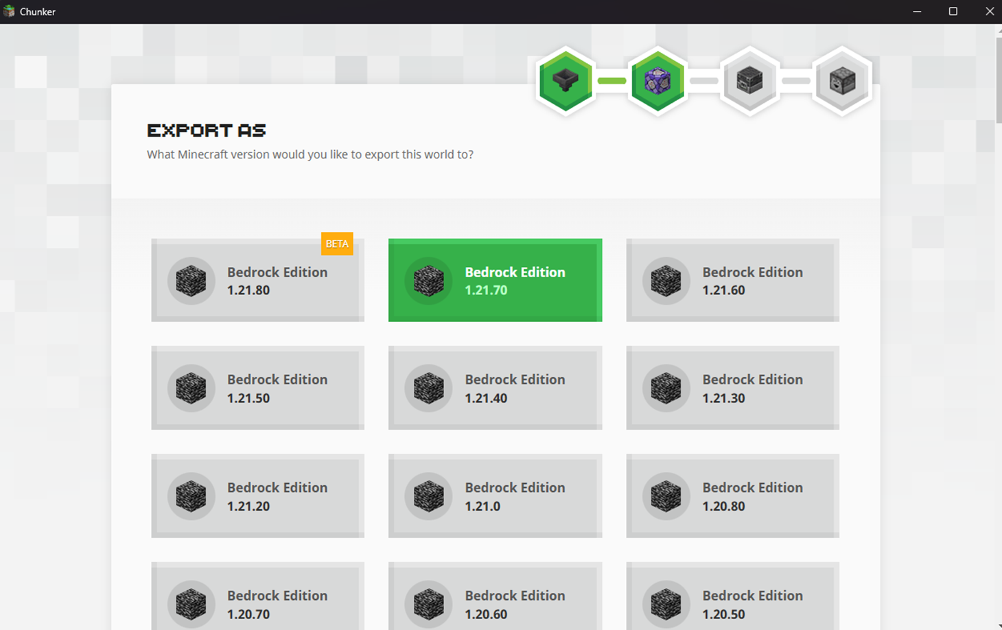 How to change Minecraft version from Java to Bedrock