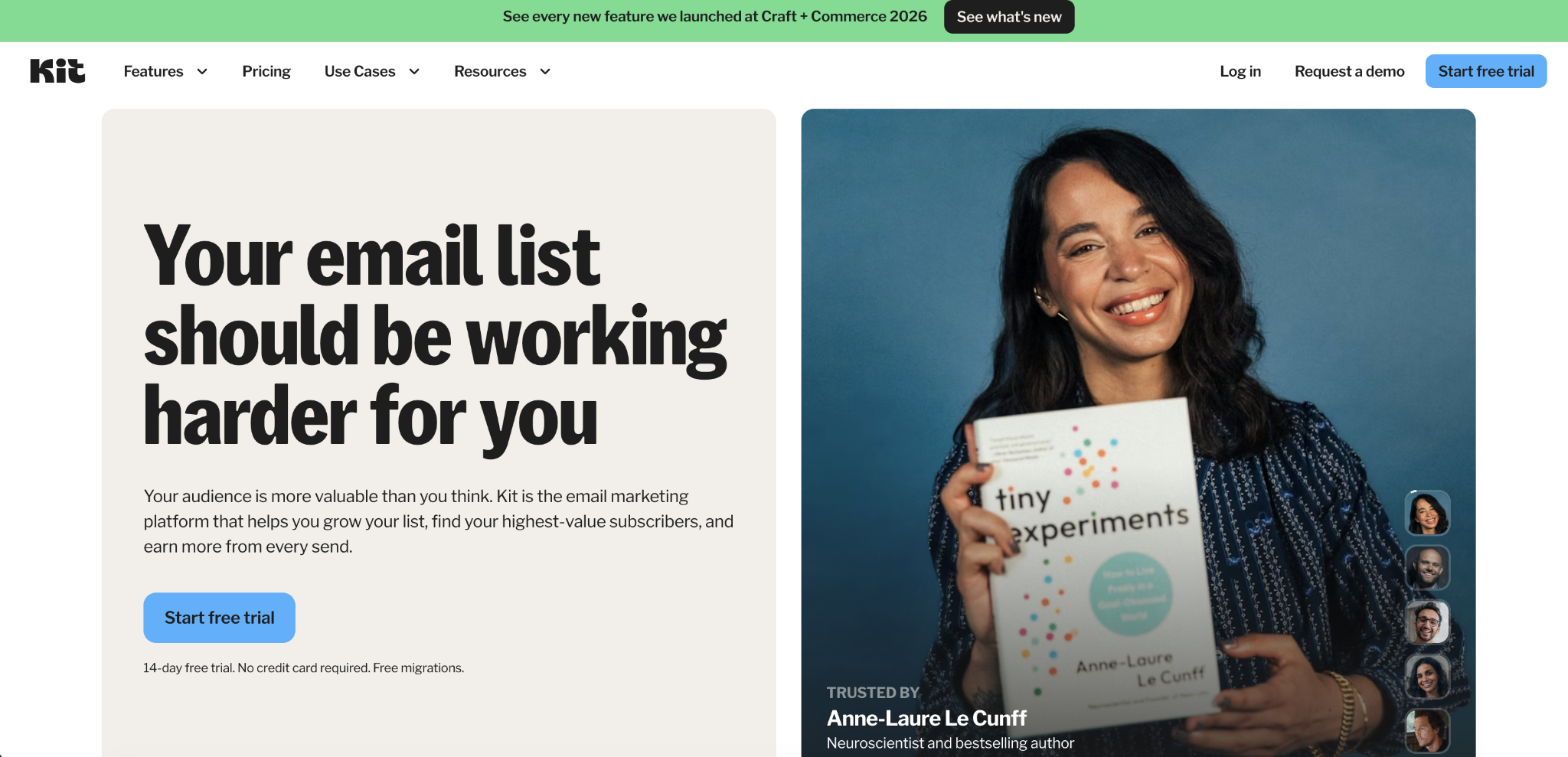 Homepage of Kit