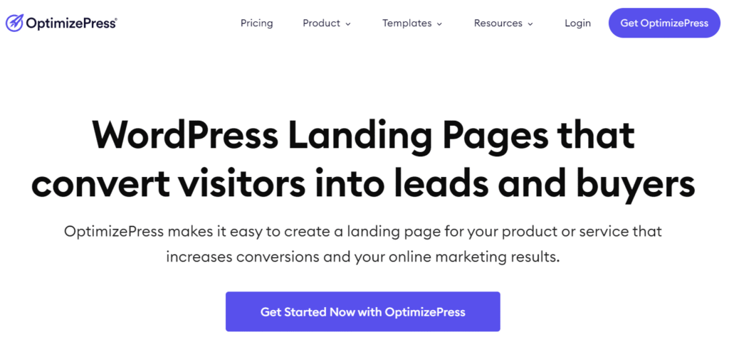 OptimizePress landing page builder