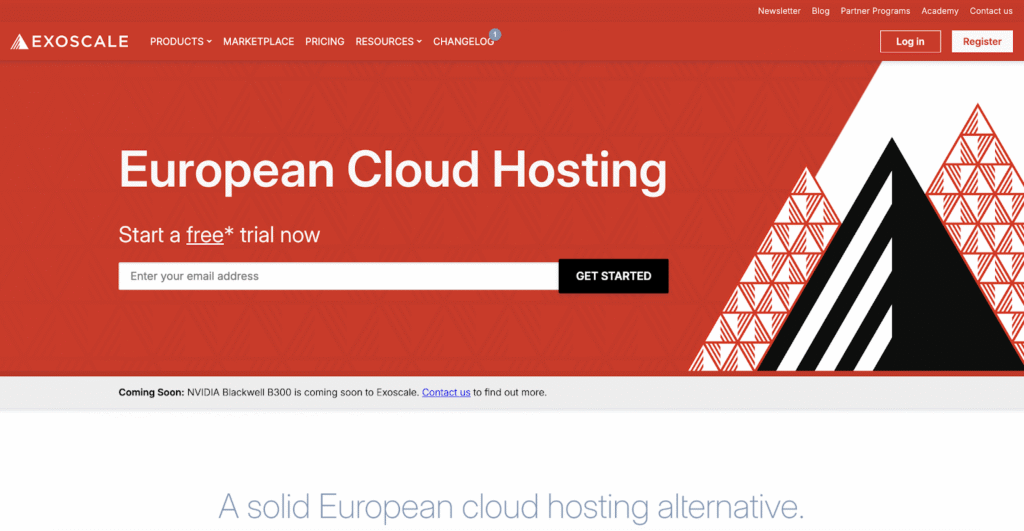 Exoscale hosting