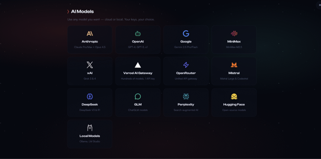 List of AI models OpenClaw supports