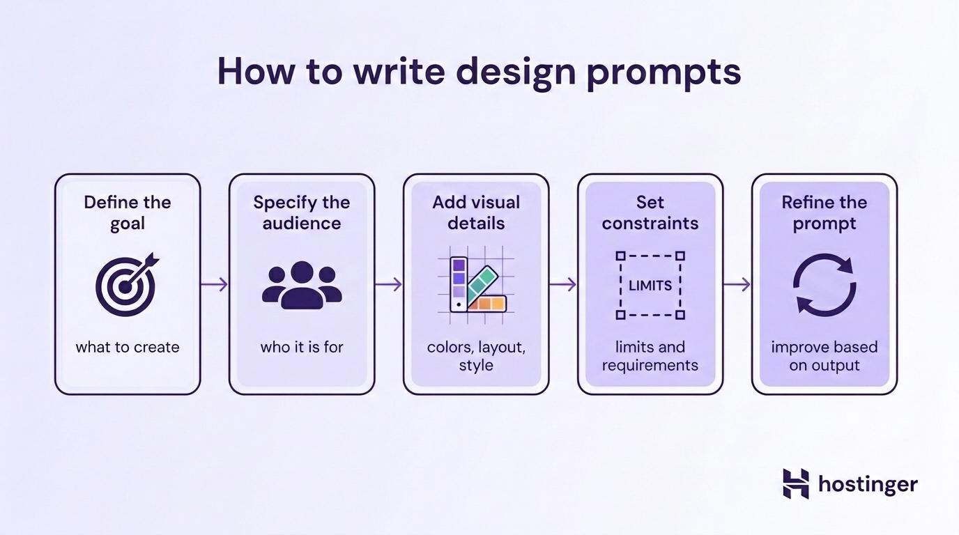 How to write design prompts