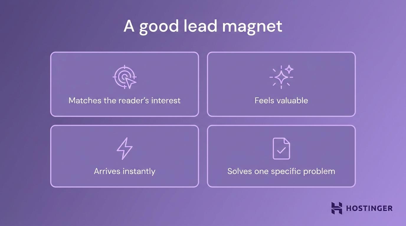 What makes a good lead magnet illustration