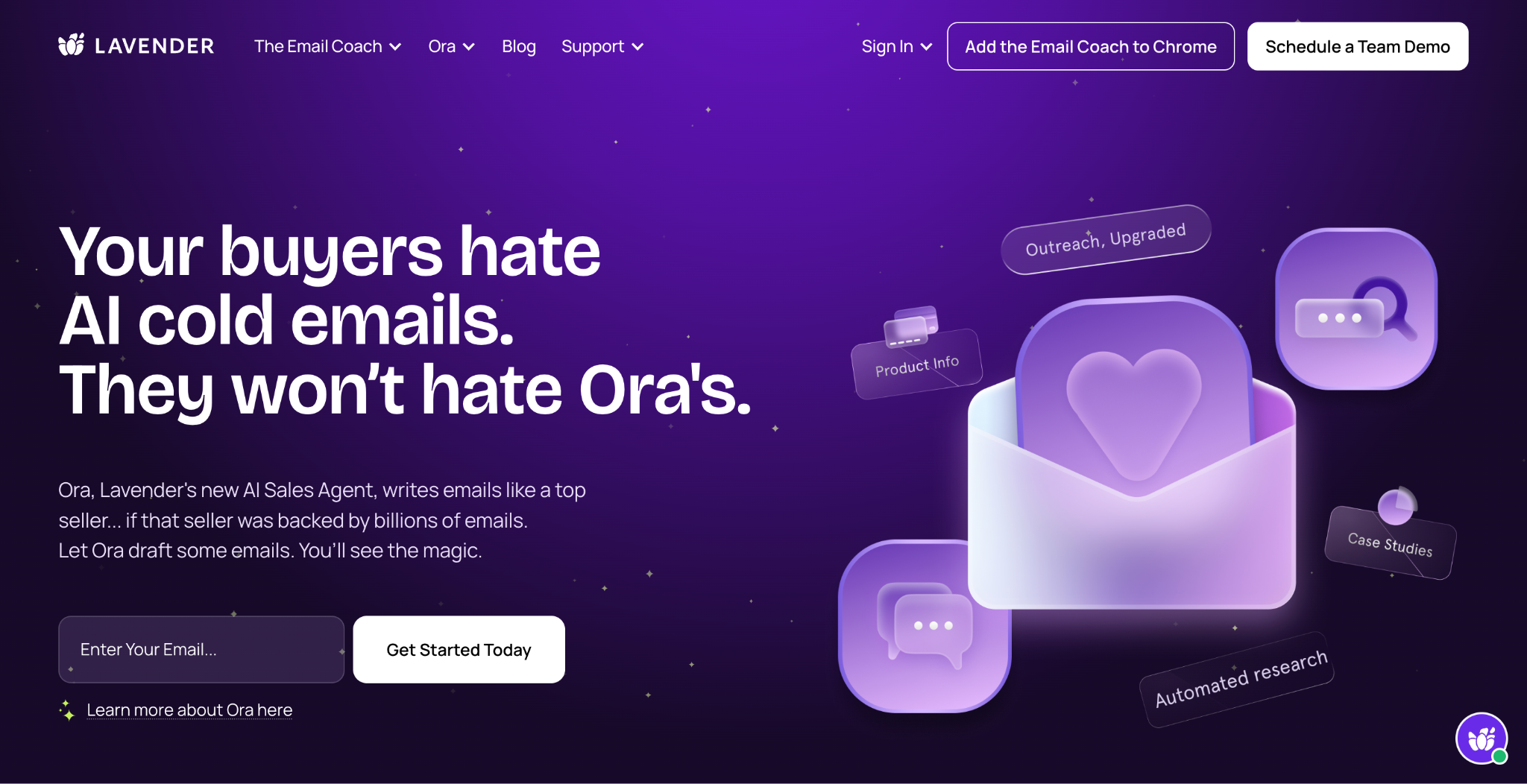 Homepage of Lavender