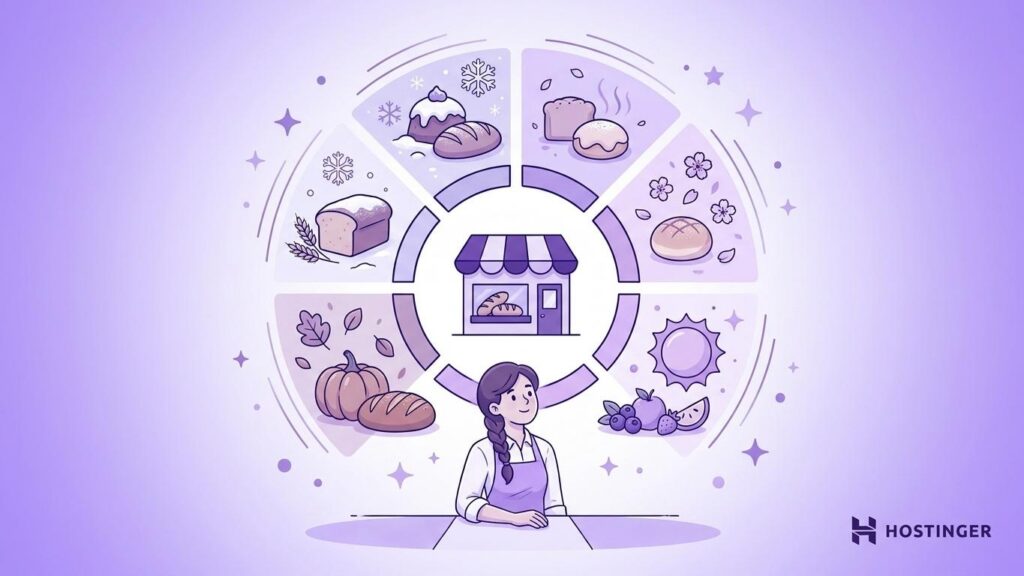 Seasonal and themed bakery name ideas
