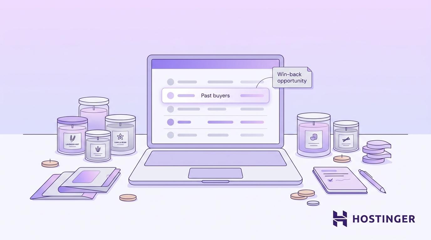 How to write a marketing email step 1 - candle business example