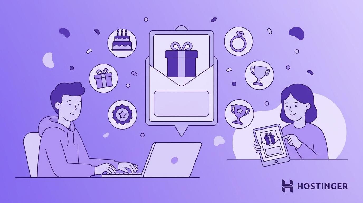 Birthday and milestone email