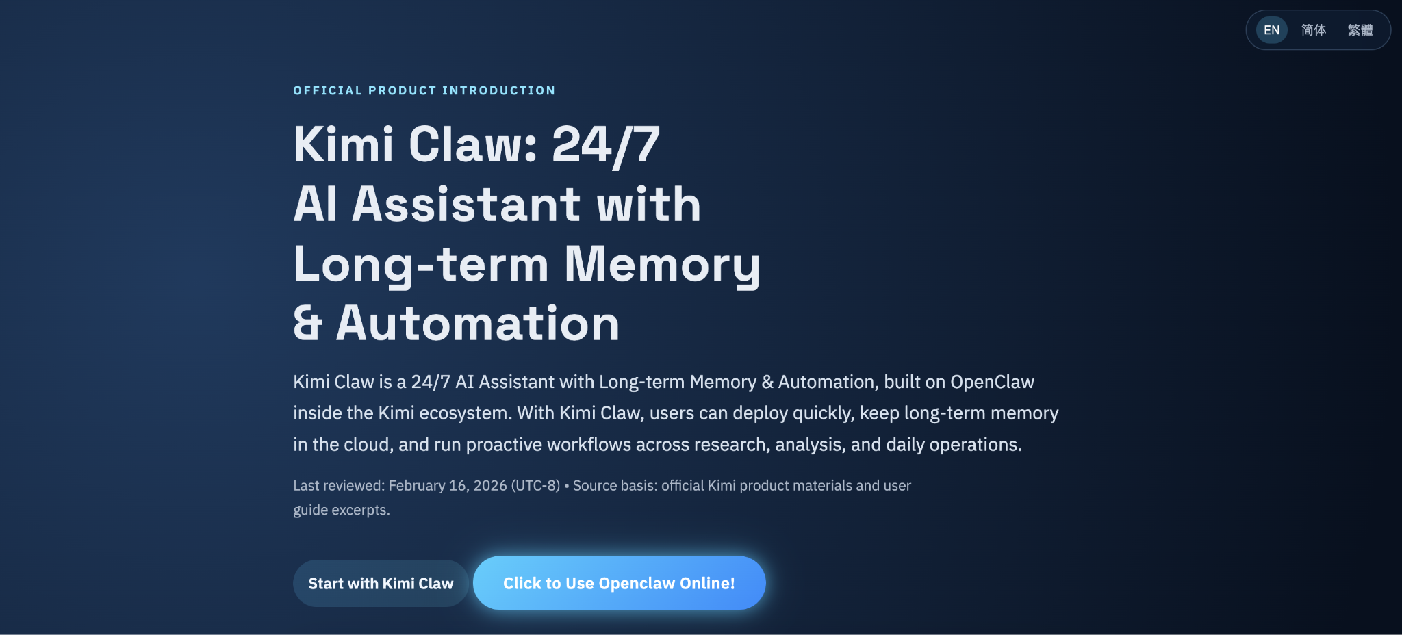 OpenClaw alternatives - Kimi Claw