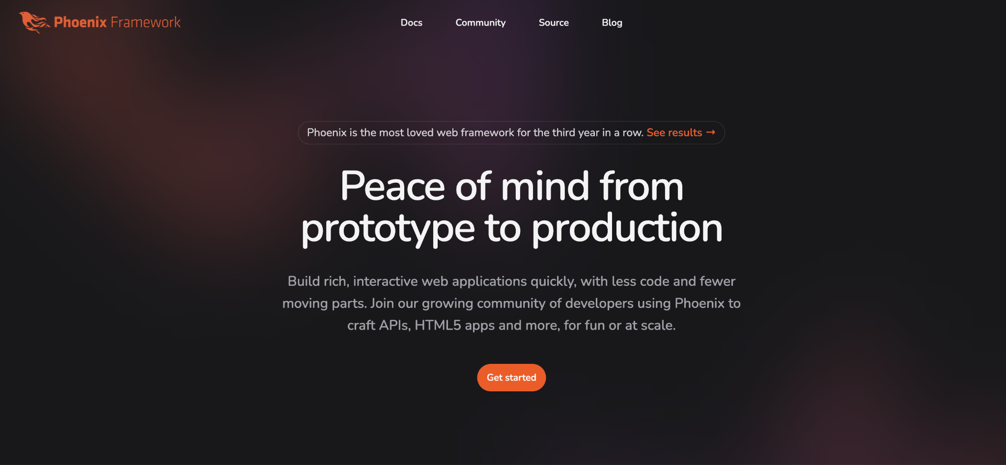 Phoenix landing page