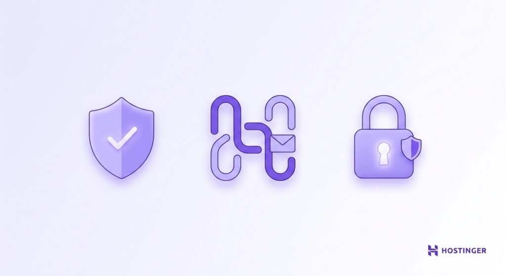 custom-email-benefits Benefits of using a custom email domain are credibility and trust, brand consistency, and better deliverability and control.