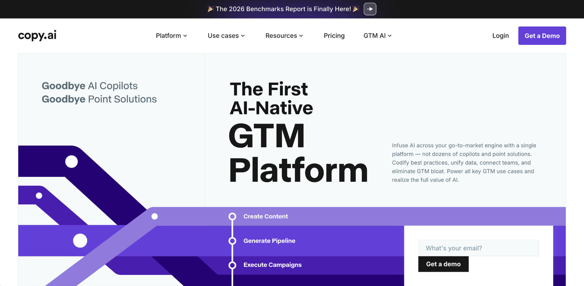 Copy.ai landing page
