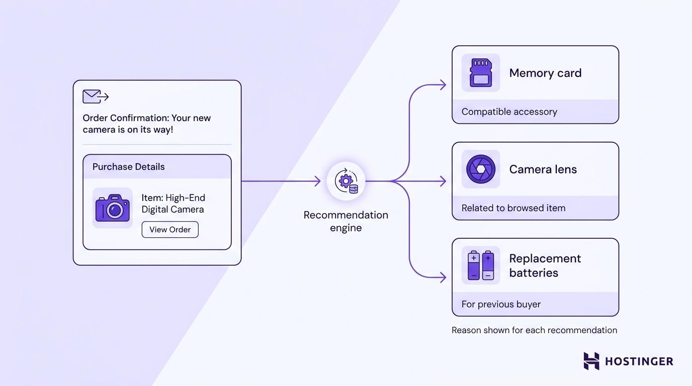 Product recommendations - Personalized email marketing tactics