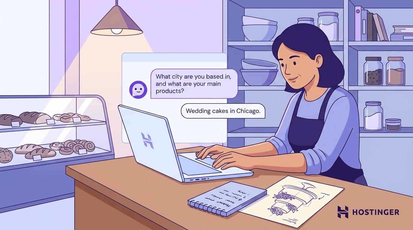 What is AI agent reasoning - visual example of a bakery asking working with an AI agent