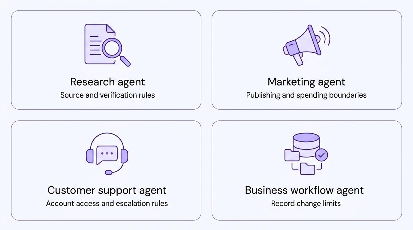 Examples of AI agent prompts