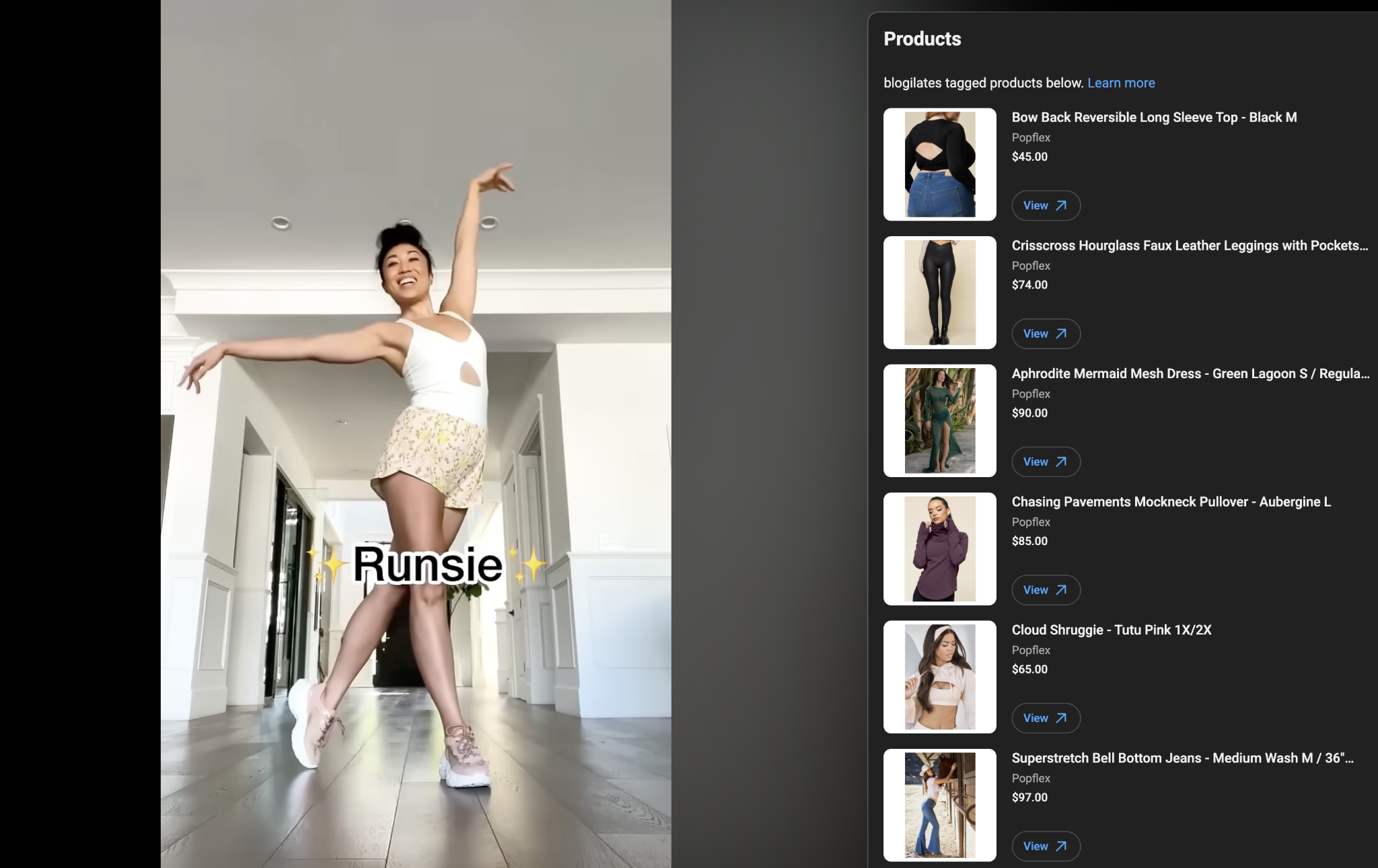 YouTube Shopping - Product catalog in YouTube Shorts