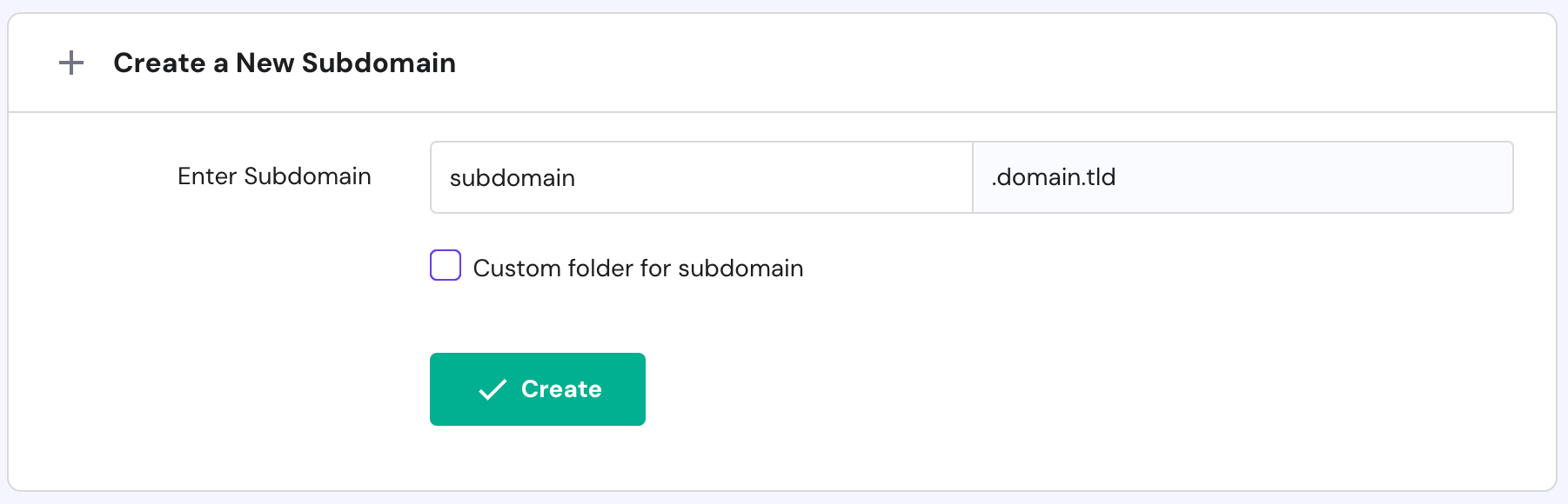 Creating a subdomain at Hostinger