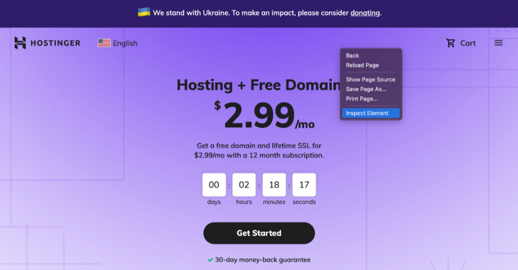 Accessing Inspect Element on Safari.
