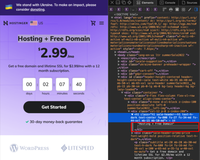 Adding a new code using Web Inspector on macOS Safari.